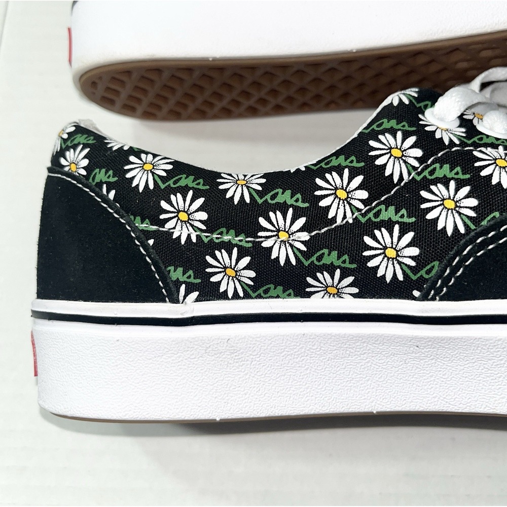 Vans Era Scribble Flower Sneakers Men's 10 Daisy Black 500383 Skater Floral - Picture 8 of 11